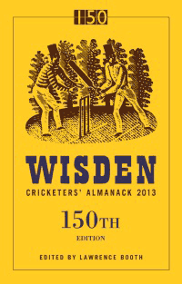 Cover of 2013 edition of Wisden