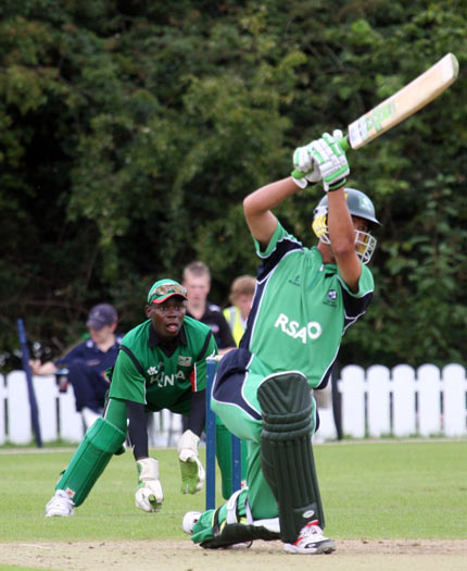 Andre Botha on the drive