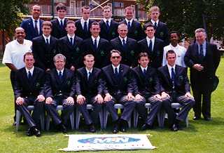 The Ireland squad at 1998 Under 19 World Cup